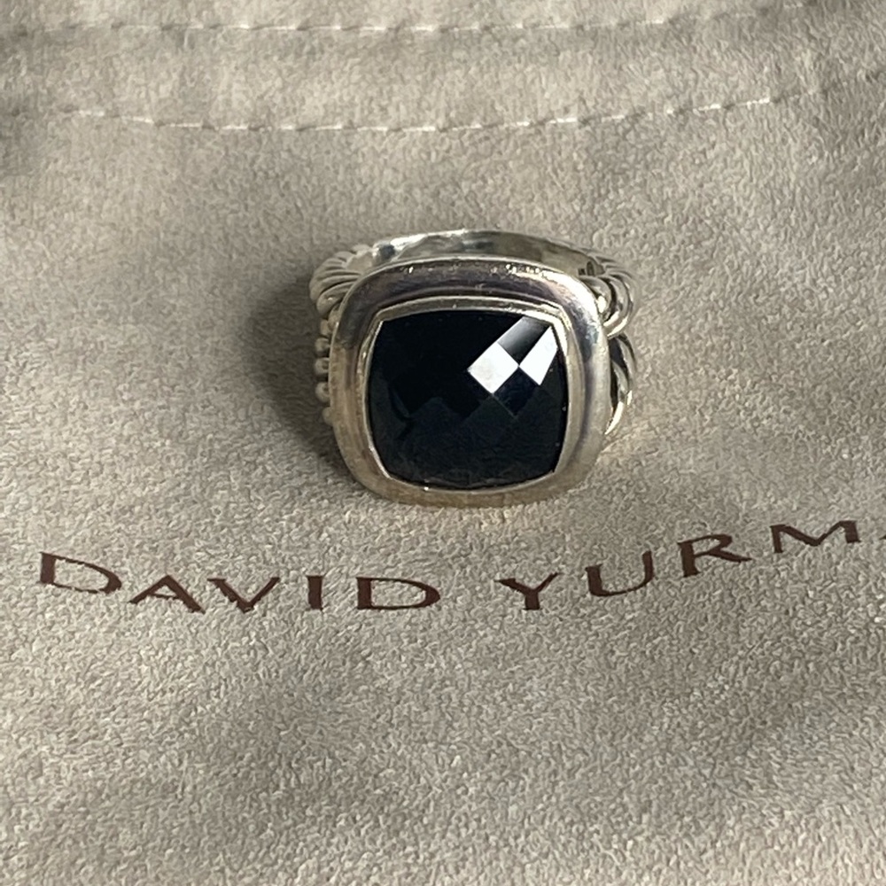 David Yurman Albion Black Onyx Ring 14MM